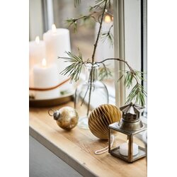 Ib Laursen Lasinen maljakko/kynttilänjalka 13 x 7 cm