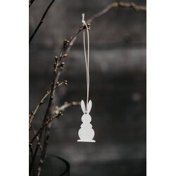 Storefactory Hugo hanging bunny decoration 3 x 6 cm CHOOSE COLOUR