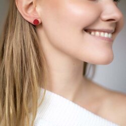 Valona Pilke round earrings CHOOSE COLOUR