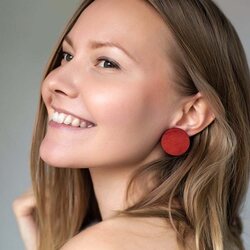 Valona Korona round earrings CHOOSE COLOUR