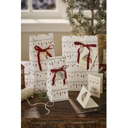 Ib Laursen Gift bag My nostalgic Christmas S 12x30,5x7 cm A/W 24