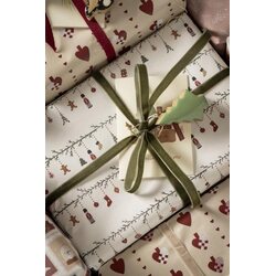 Ib Laursen My nostalgic Christmas gift wrapping paper 52,5 cm x 2 m