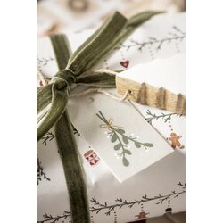 Ib Laursen My nostalgic Christmas gift wrapping paper 52,5 cm x 2 m