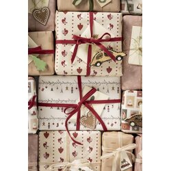 Ib Laursen My nostalgic Christmas gift wrapping paper 52,5 cm x 2 m