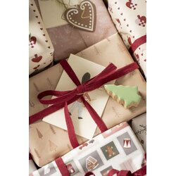 Ib Laursen Christmas trees gift wrapping paper 52,5 cm x 2 m