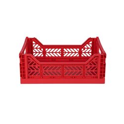 Aykasa Midi stackable crate, red