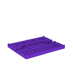 Aykasa Midi stackable crate, violet