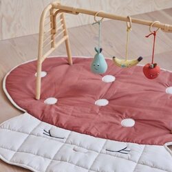 OYOY Mushroom quilted blanket CHOOSE COLOUR