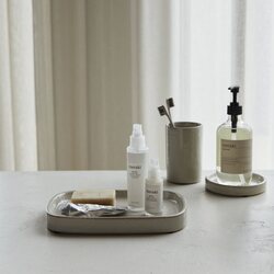 Meraki Datura Tray 25,5 x 16,5 cm, Shellish grey