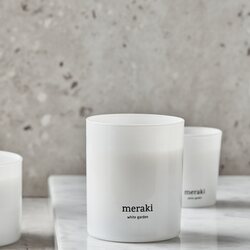 Meraki Scented candle, White garden