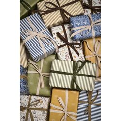 Ib Laursen Autumn flowers gift wrapping paper 52,5 cm x 2 m