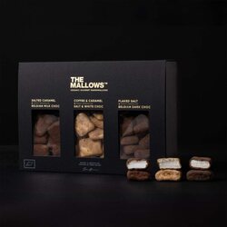 The Mallows Organic gift box suklaakuorrutetut vaahtokarkit 150 g