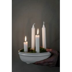 Ernst Candlestick for crown candles 22 x 6 cm CHOOSE COLOUR