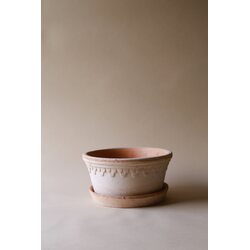 Bergs Potter Copenhagen pot raw terracotta rosa, low