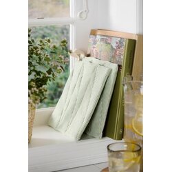 Ib Laursen Emil pot holder 20 x 21,5 cm, green/white