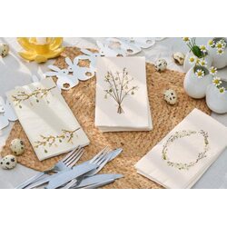 Ib Laursen Easter garland napkin 16 pcs/pkt 40 x 40 cm