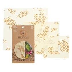 Bee`s Wrap Beeswax wrap 3 pcs/pkt, small/medium/large - CHOOSE DESIGN