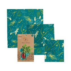 Bee`s Wrap Beeswax wrap 3 pcs/pkt, small/medium/large - CHOOSE DESIGN