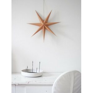 Riike Design Slim paperitähti 90 cm, kinuski