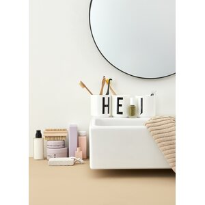 Design Letters porcelain cup A-Z, white