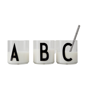 Design Letters Kids personal Tritan drinking glass A-Z