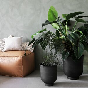 House Doctor Vig planter, darkgrey CHOOSE SIZE