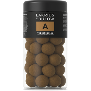 Lakrids By Bulow A - The original suklaakuorrutteinen lakritsi 295 g, regular