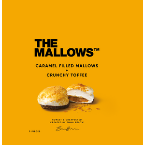 The Mallows Karamelli täytetyt vaahtokarkit + crunchy toffee
