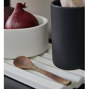 Oohh Wawe pot/jar 12 x 11 cm, matte black