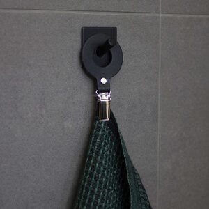 Miiko Design Pyyheklipsit rengas 2 kpl/pkt, musta