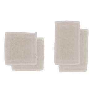 The Organic Company Calm meikinpoistolaput 4 kpl, stone