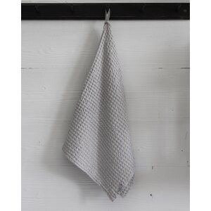 Heaven Linen Vohveli käsi/keittiöpyyhe 50 x 70 cm, vaaleanharmaa