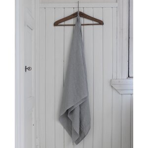 Heaven Linen Pellavakylpypyyhe 80 x 145 cm, jään harmaa