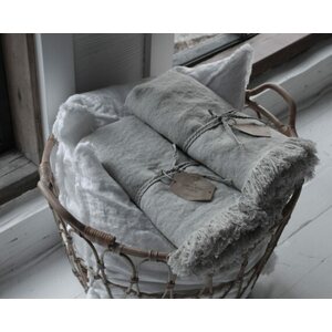 Heaven Linen Pellavatorkkupeitto 145 x 190 cm, hiekka