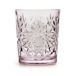 Libbey hobstar drinking glass 35 cl, lavender