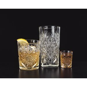Libbey hobstar drinking glass 35 cl