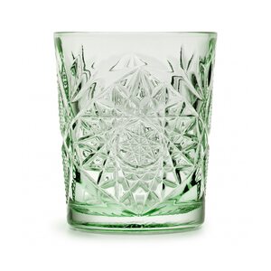 Libbey hobstar drinking glass 35 cl, green