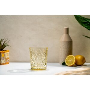 Libbey hobstar Juomalasi 35 cl, keltainen