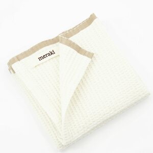 Meraki Bare vohvelirätit 31 x 31 cm 2 kpl/pkt, luonnonvalkoinen/hiekka