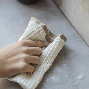 Meraki Bare vohvelirätit 31 x 31 cm 2 kpl/pkt, luonnonvalkoinen/hiekka