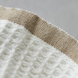 Meraki Bare vohvelirätit 31 x 31 cm 2 kpl/pkt, luonnonvalkoinen/hiekka