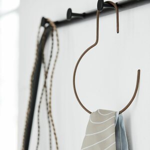 House Doctor Round hanger, Wire, Brown