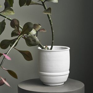 House Doctor Ground planter 18 x 20 cm, white