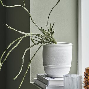 House Doctor Ground planter 14 x 16 cm, white
