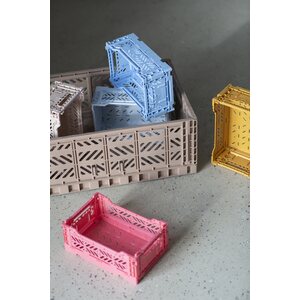 Aykasa Maxi stackable crate, almond green