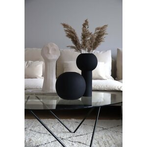 Cooee Design Pilarivaasi 32 cm, musta