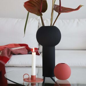 Cooee Design Pilarivaasi 32 cm, musta