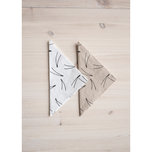 Fine Little Day Barr servetit 33 x 33 cm, puuteri/musta