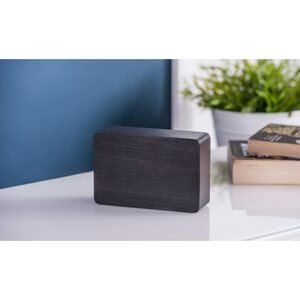Gingko Design Brick click kello, musta/valkoinen led