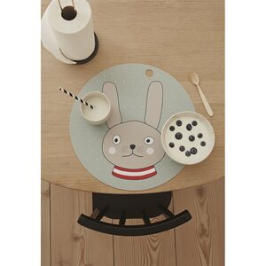 OYOY Rabbit round placemat 39 cm